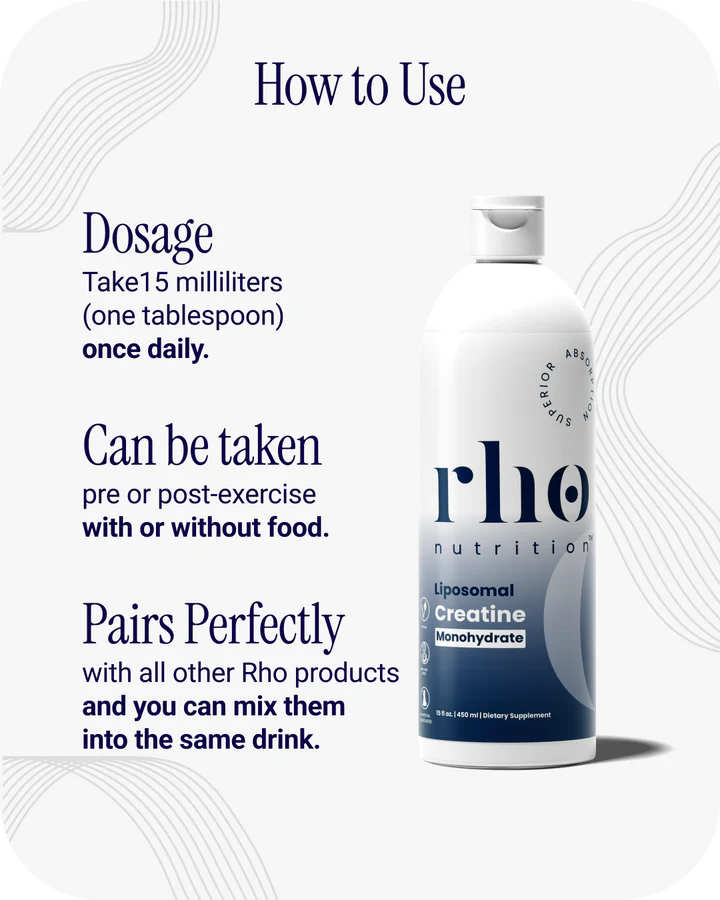 Liposomal Creatine Monohydrate - RHO - Athletic & Cognitive Performance