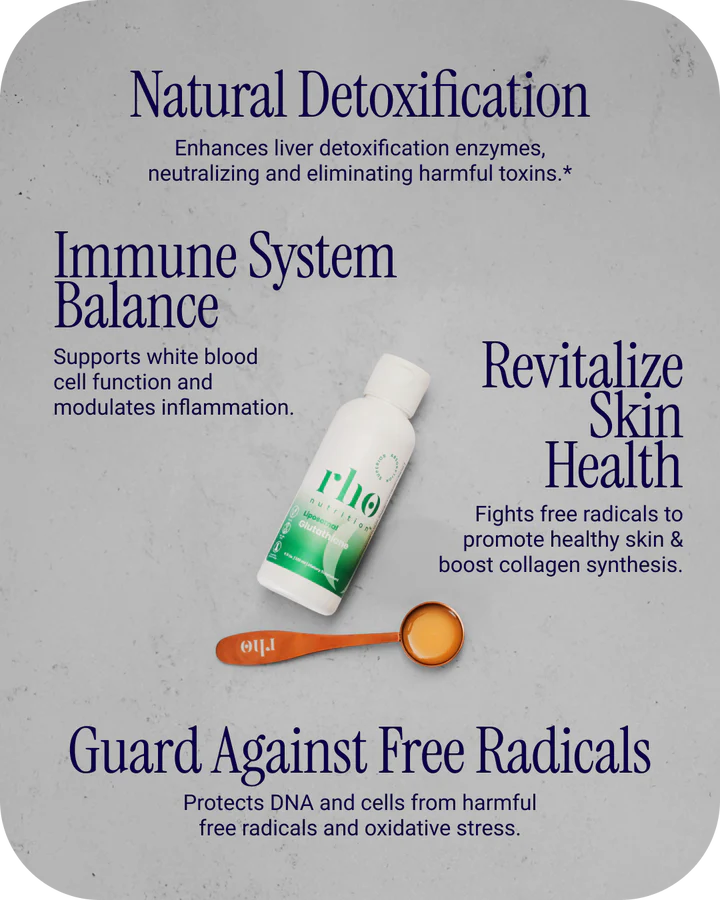 Rho Nutrition Liposomal Glutathione - Master Antioxidant