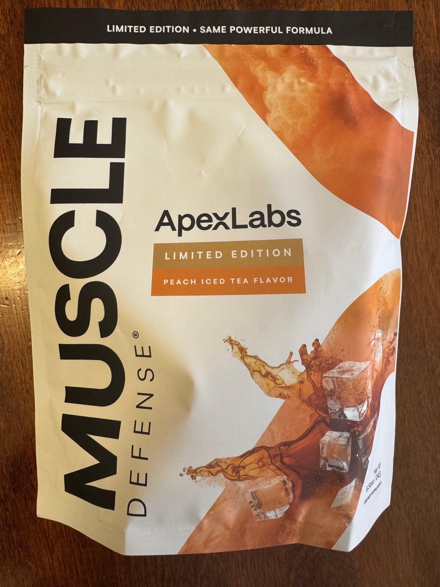 Muscle Defense Limited Edition - Peach Iced Tea Flavor - ApexLabs