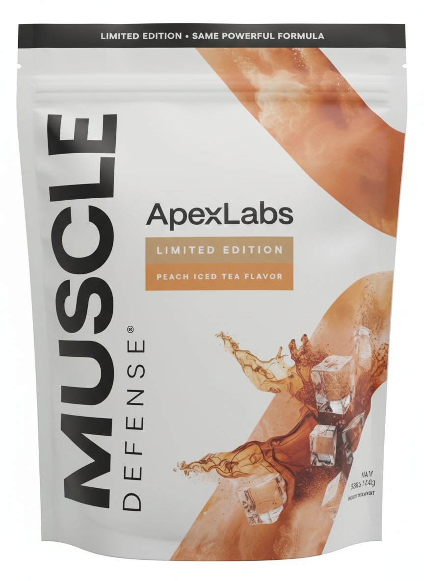 Muscle Defense Limited Edition - Peach Iced Tea Flavor - ApexLabs
