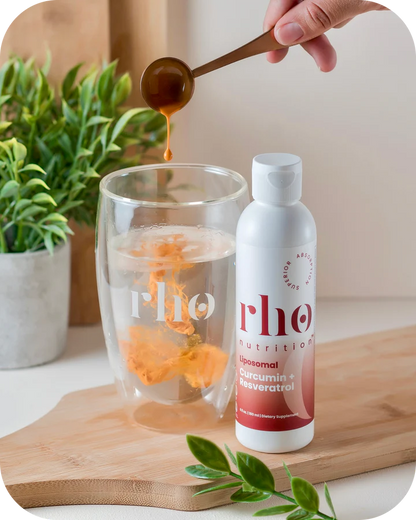 Liposomal Curcumin + Resveratrol - RHO -  Healthy Inflammatory Response