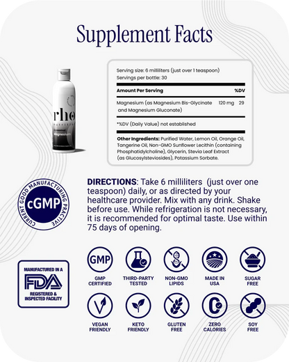 Liposomal Magnesium Relaxation & Muscle Recovery - RHO