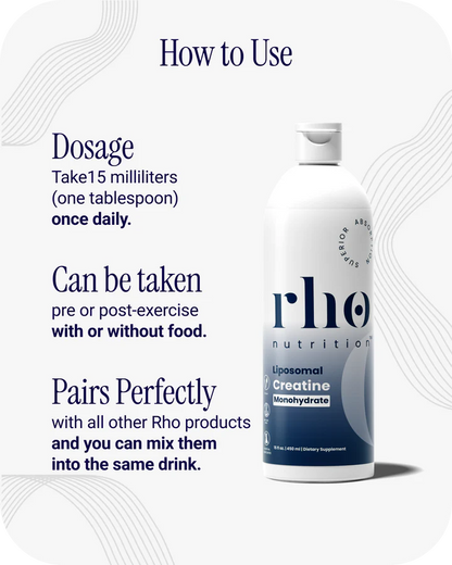 Liposomal Creatine Monohydrate - RHO - Athletic & Cognitive Performance