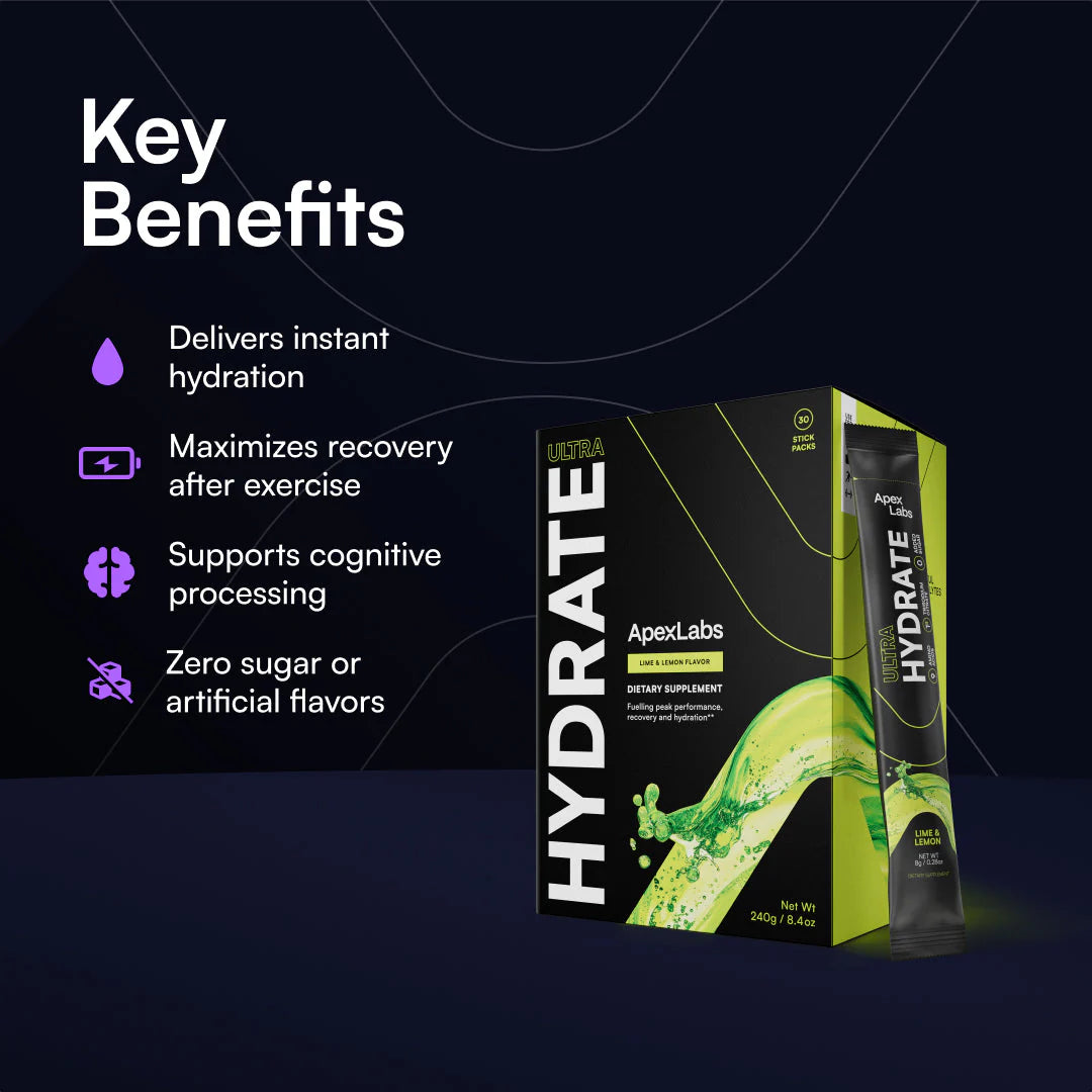 Rapid Hydration Electrolyte Recovery Powder Variety Flavor Pack