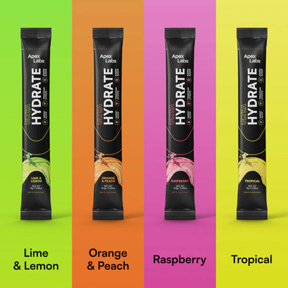Rapid Hydration Electrolyte Recovery Powder Variety Flavor Pack