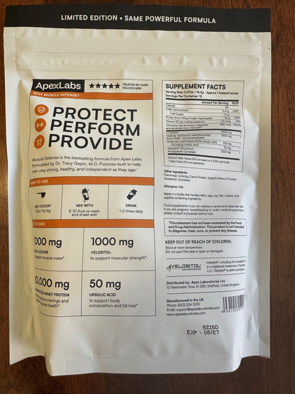 Muscle Defense Limited Edition - Peach Iced Tea Flavor - ApexLabs
